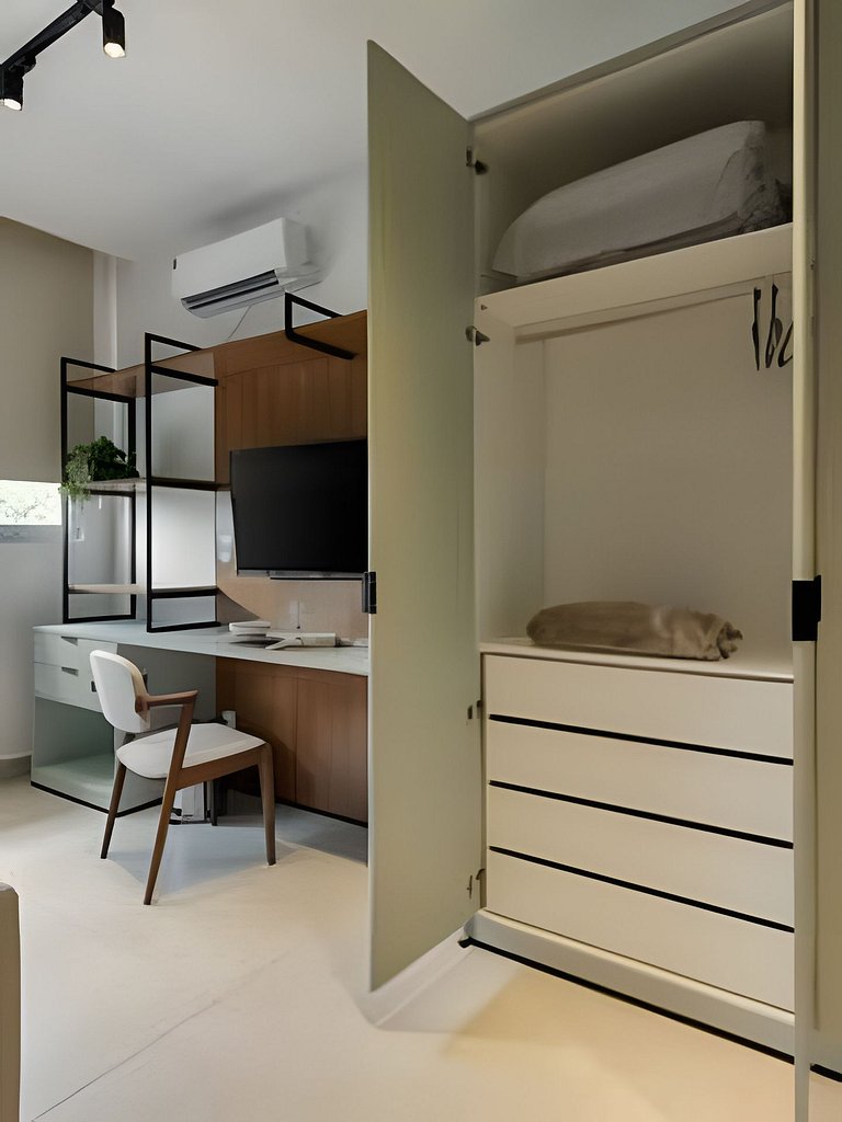 Studio c/ Piscina, Sauna e Jogos - Luggo Pampulha