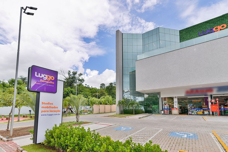 Studio c/ Piscina, Sauna e Jogos - Luggo Pampulha