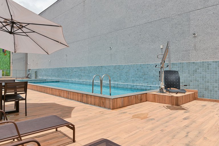 Studio PCD Piscina, Sauna e Jogos - Luggo Pampulha